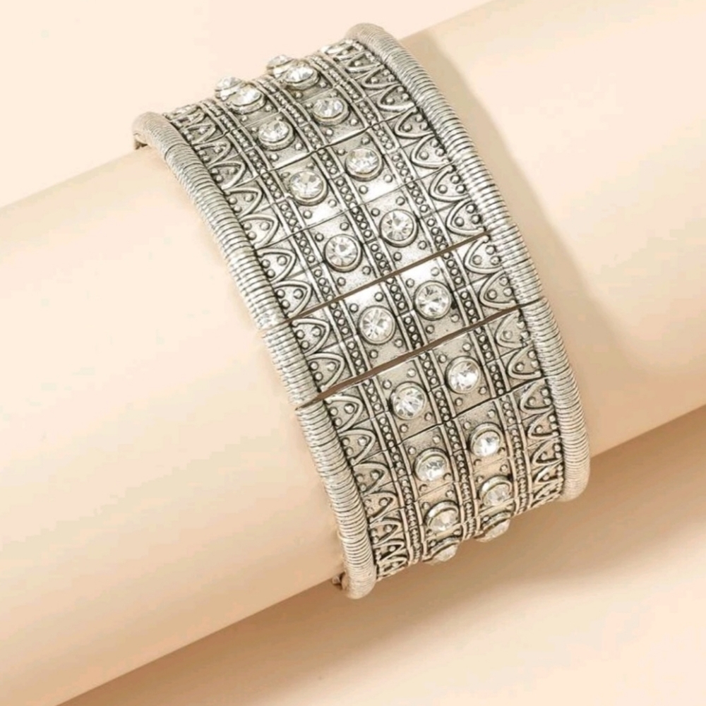 Rhinestone Bangle - Picture 3 of 3